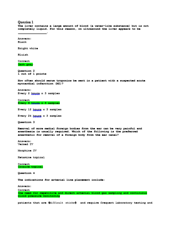 PRAC 6550 Week 4 Quiz (100% Correct)
